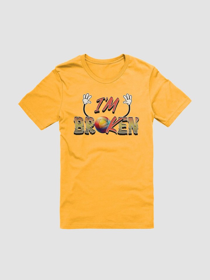 Im Ok Im Broken Volleyball Rainbow Brokenness T-Shirt product image (1)