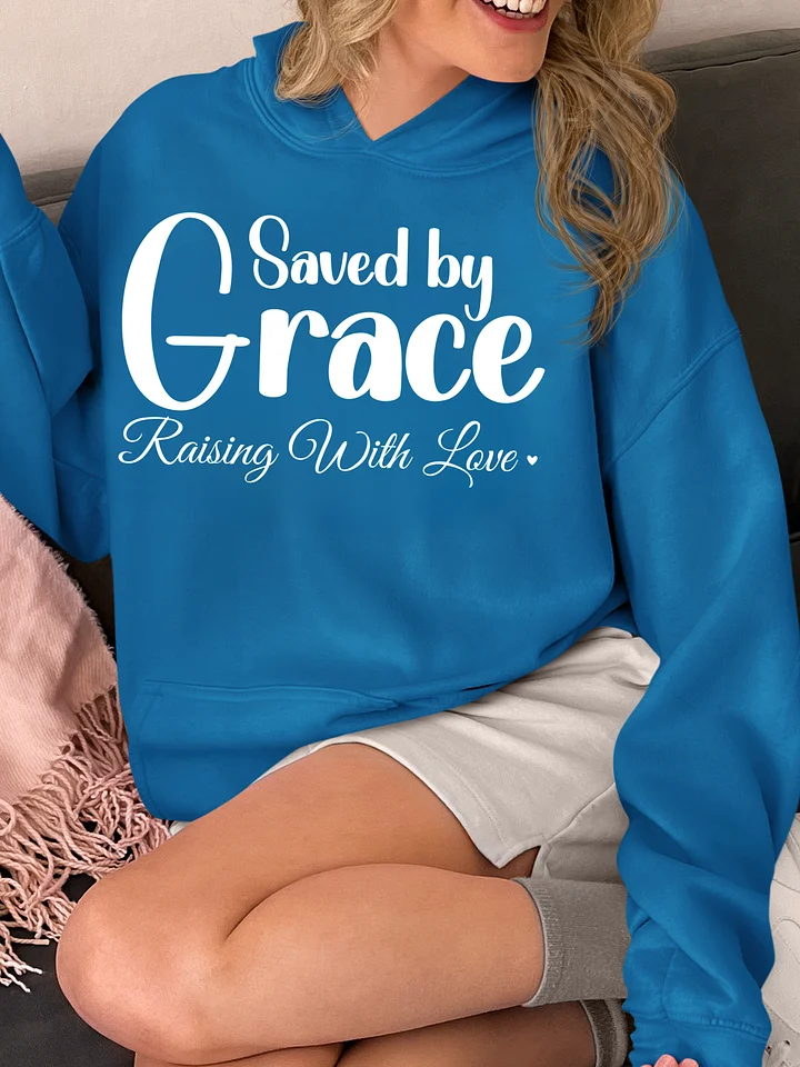Saved By Grace Gildan Hoodie. product image (1)