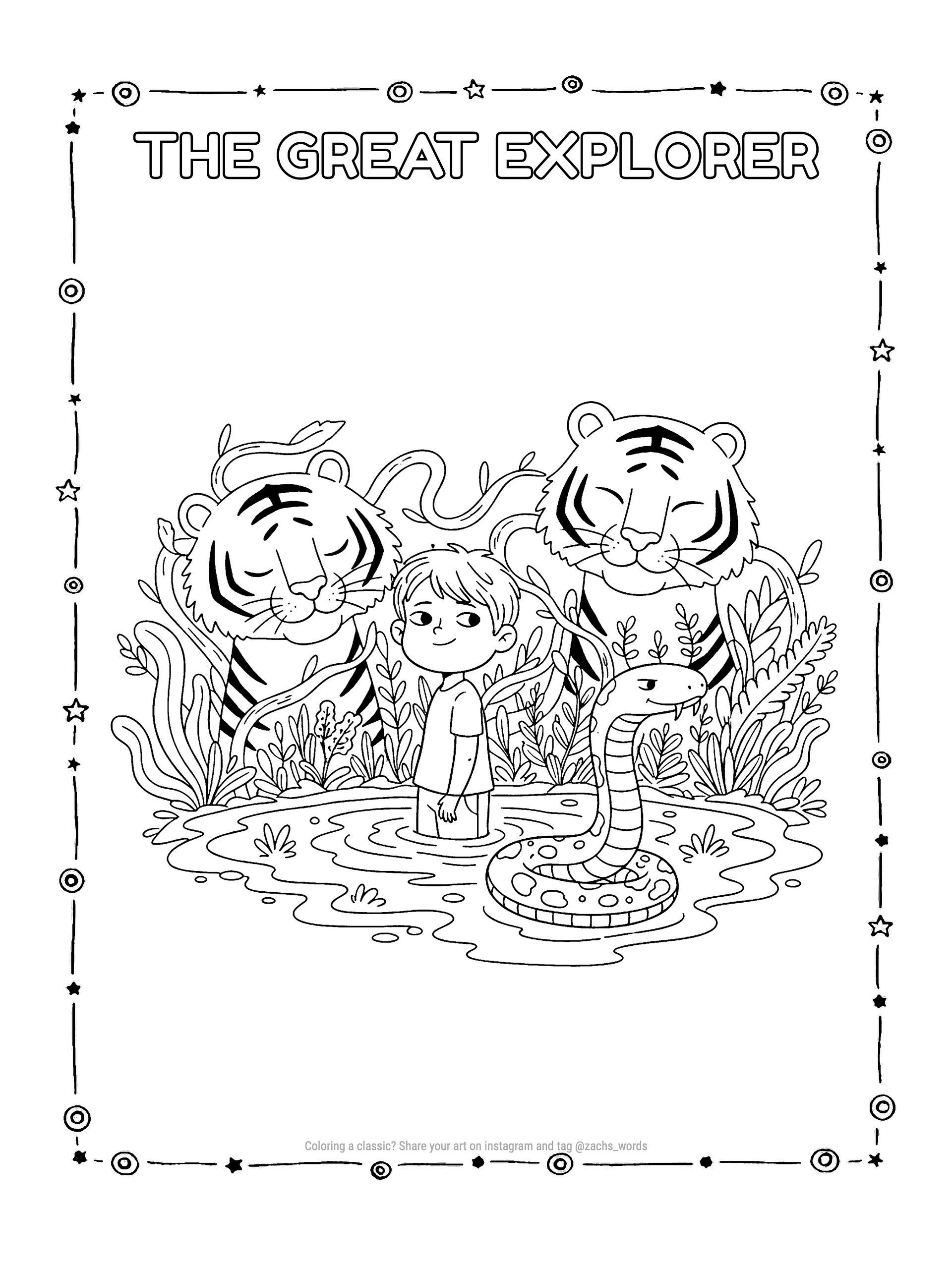 My Silly World: The Print at Home Digital Coloring Book product image (7)