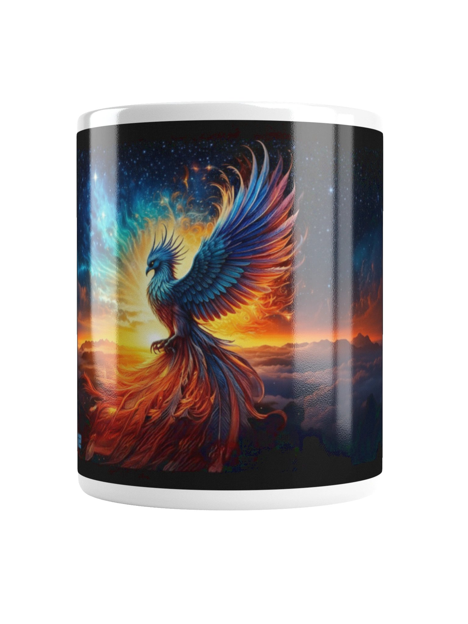 Reset. Reignite. Rise. Momentum Mug – Phoenix Cosmic product image (3)