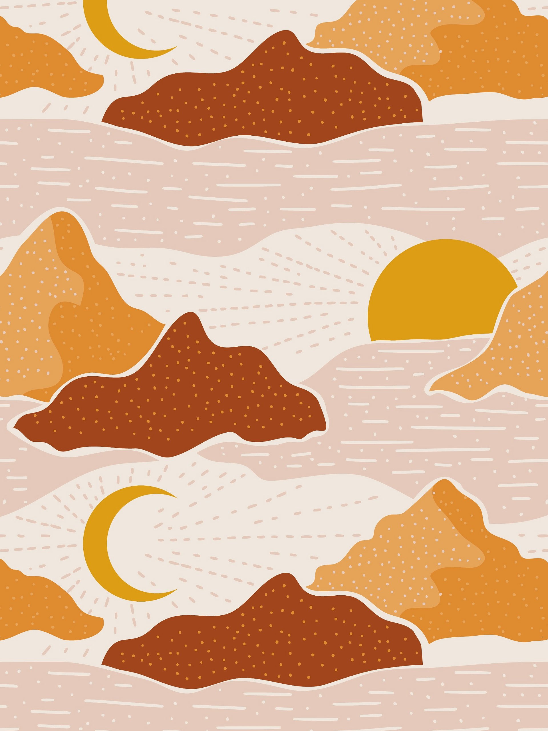 Earth Tone Seamless Pattern product image (1)
