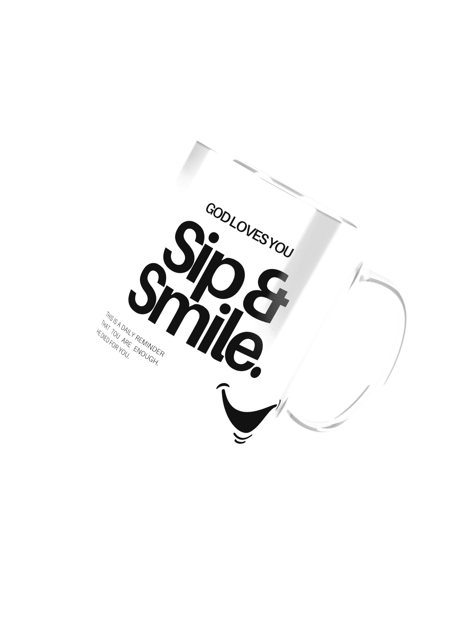 Sip & Smile Daily Reminder Mug product image (8)