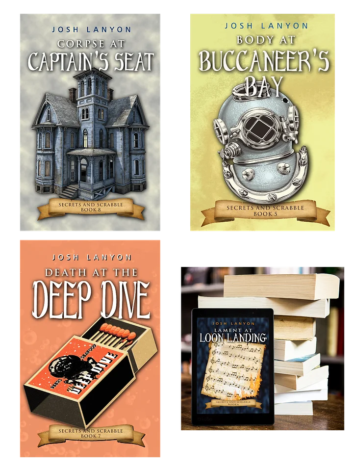 Secrets and Scrabble Series Ebooks 5-8 BUNDLE product image (1)