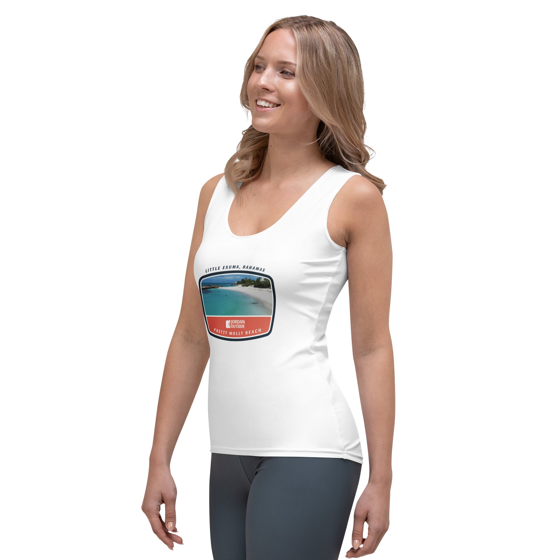 Pretty Molly Beach, Little Exuma, Bahamas (Women's Tank Top) product image (3)