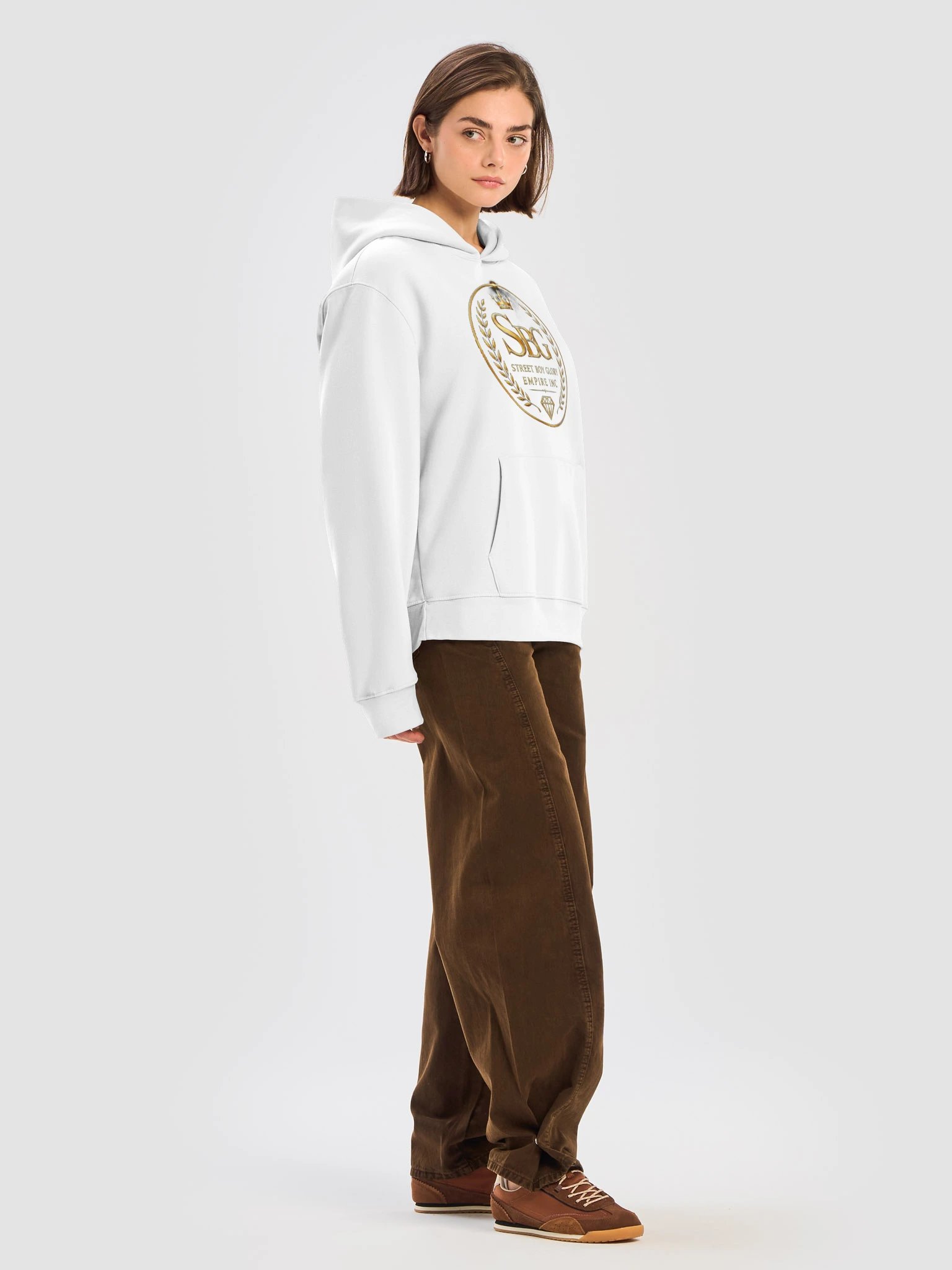 Street Boy Glory Empire Laurel Crest Hoodie | Bella+Canvas Oversized product image (19)