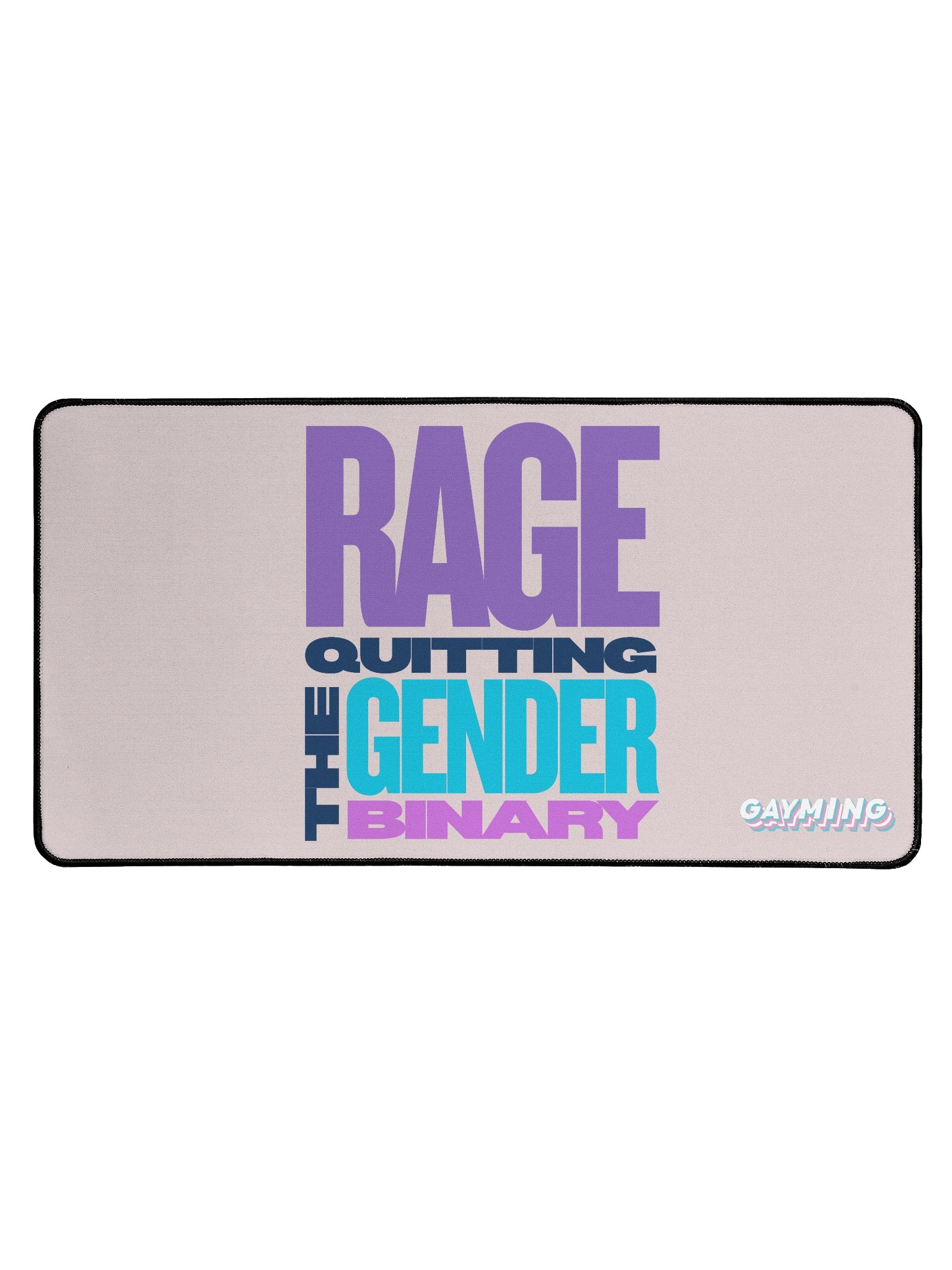 Rage Quitting the Gender Binary Desk Mat product image (1)