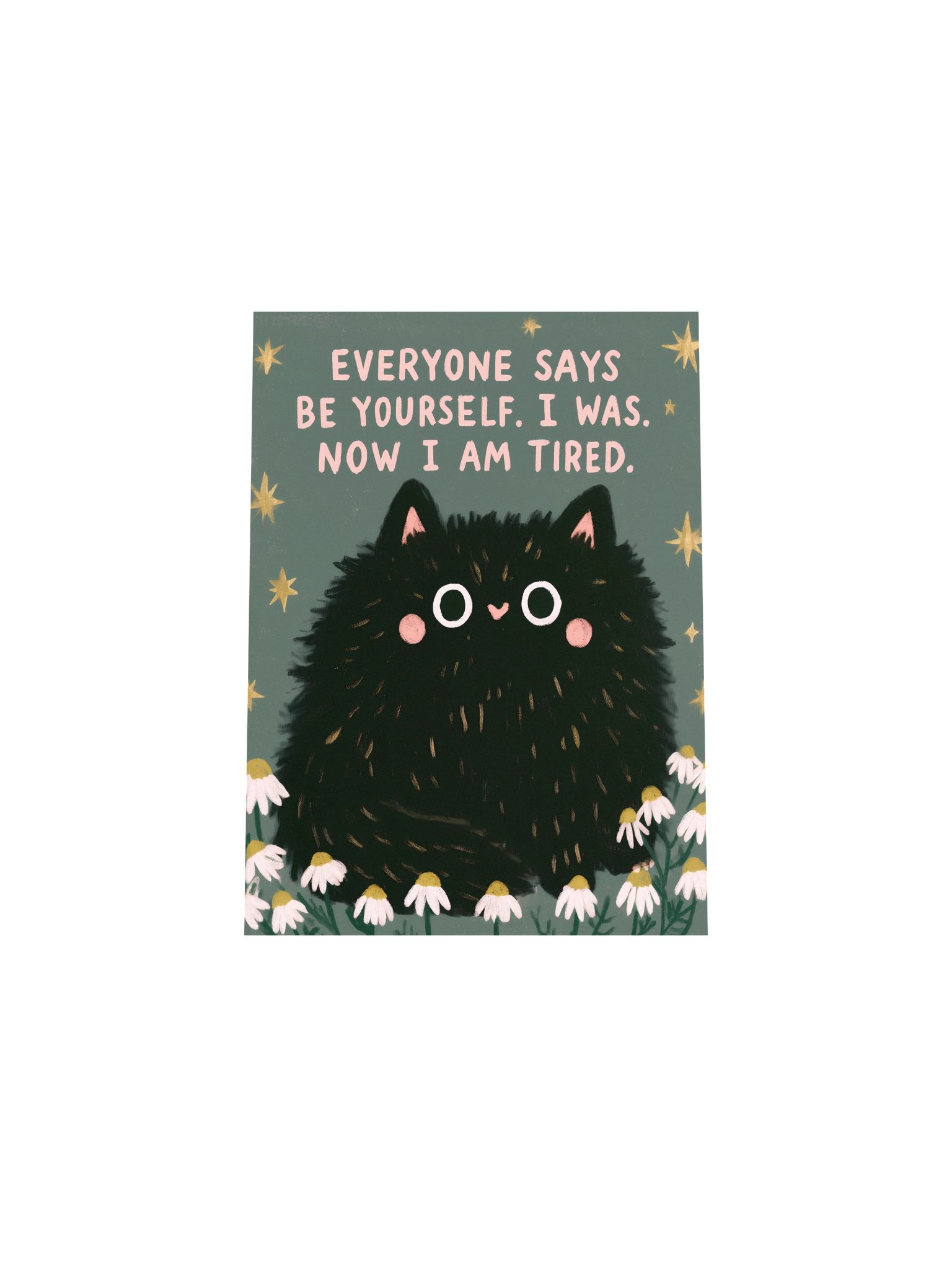 Be Yourself, Then Rest Cat Poster product image (32)
