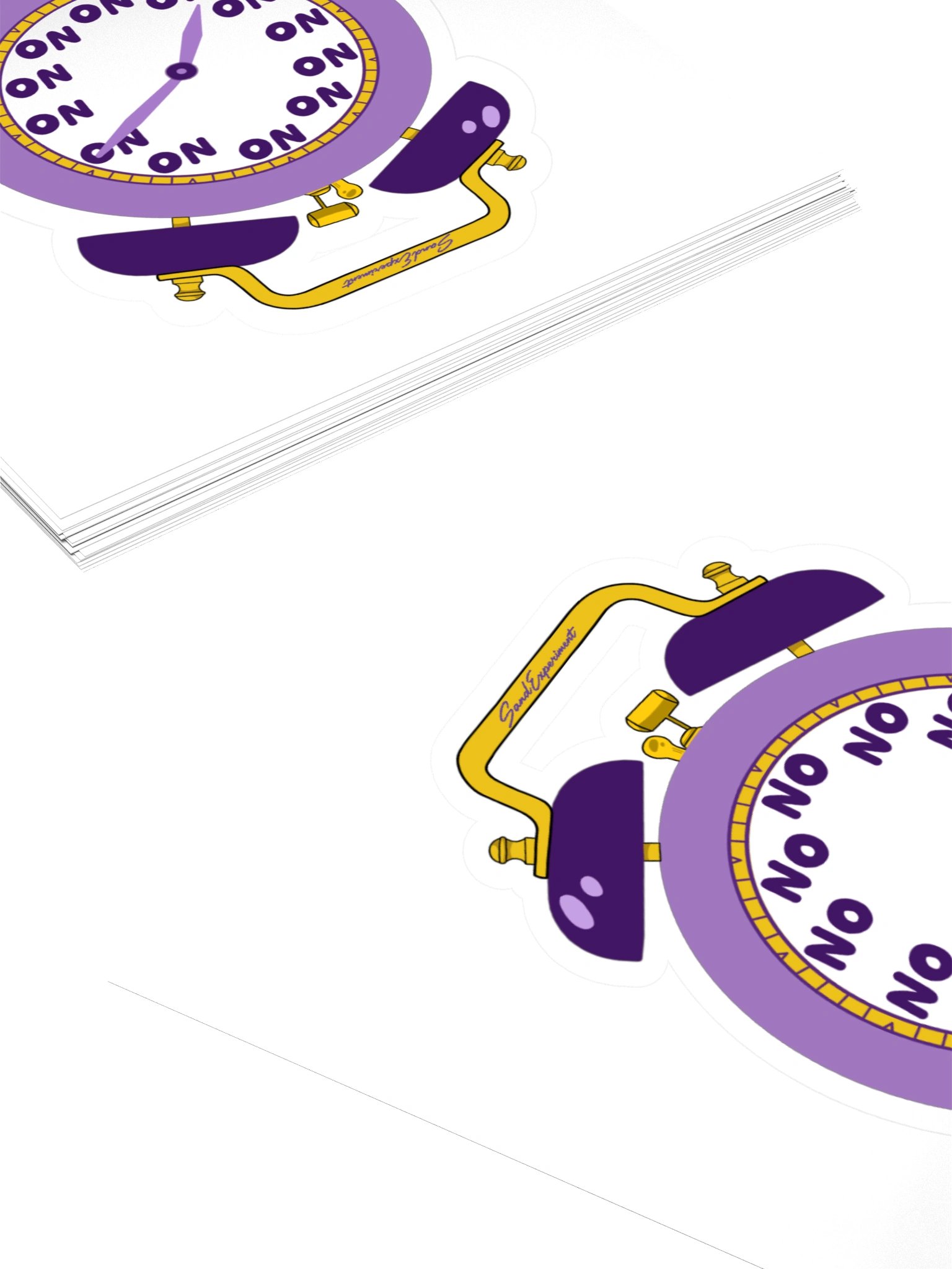 Nope-o-clock Sticker product image (4)