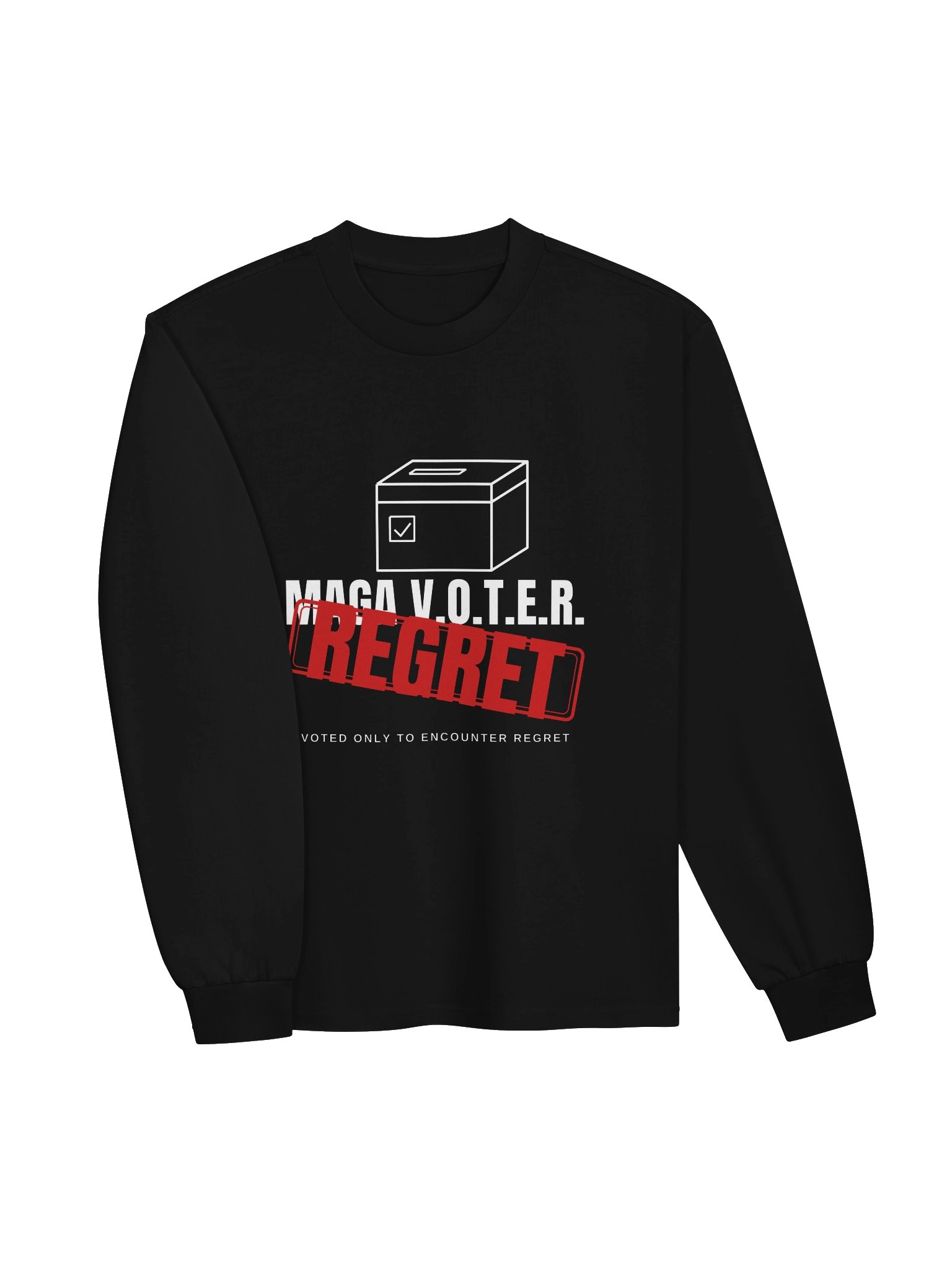 MAGA V.O.T.E.R. — Ballot Stamp Tee Long Sleeve product image (9)
