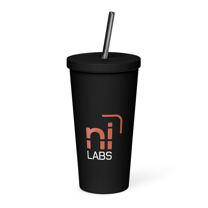 NIL Logo - Insulated Tumbler w/ Straw product image (1)