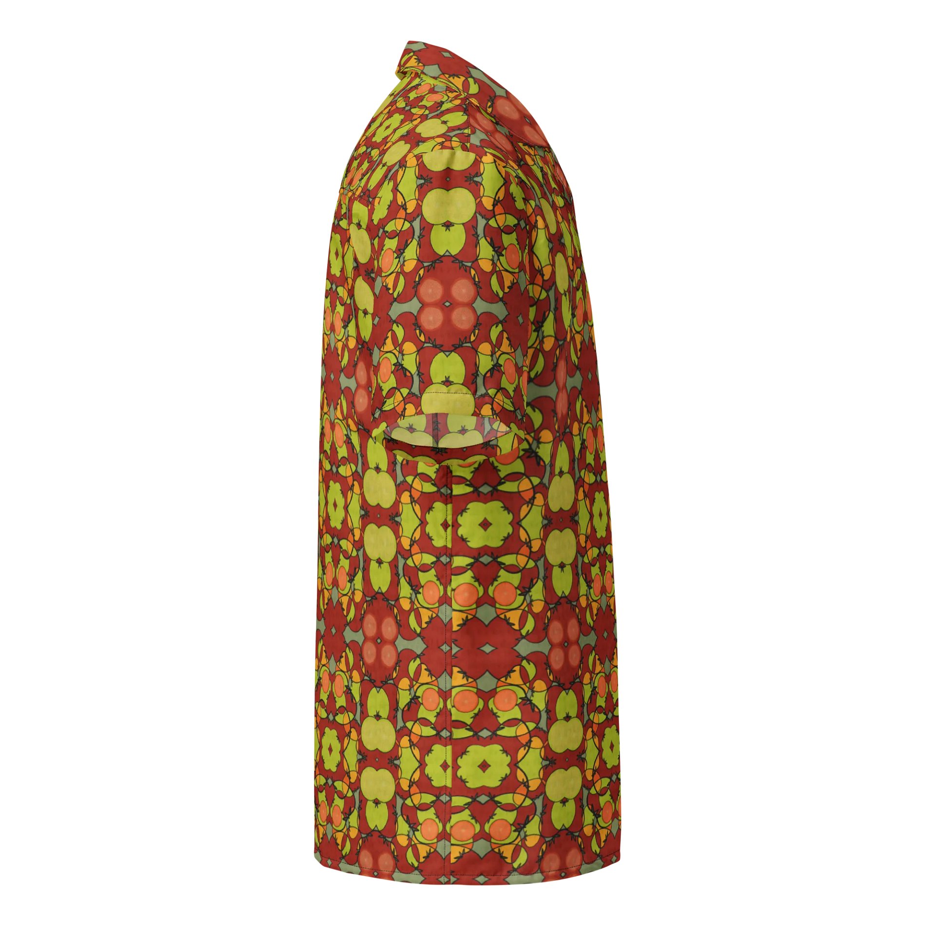 Tomato Glow – Vibrant Pattern Hawaiian Shirt product image (6)