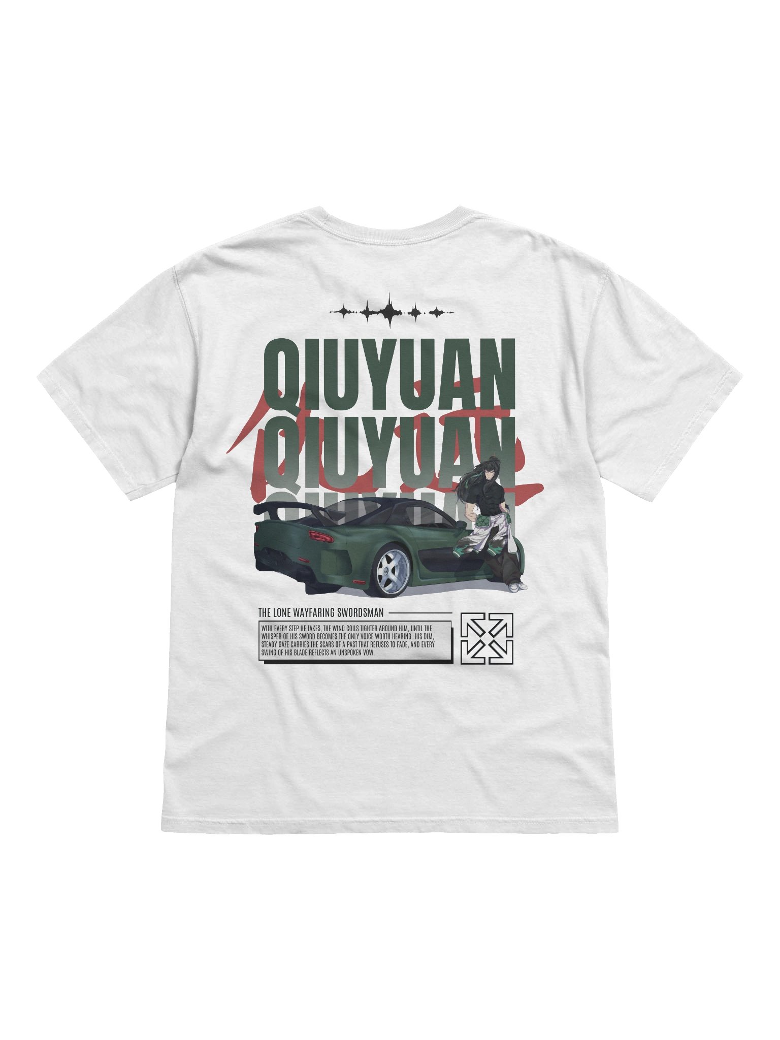 Qiu Yuan JDM T-Shirt (Light Colors) | Wuthering Waves Anime Streetwear product image (5)