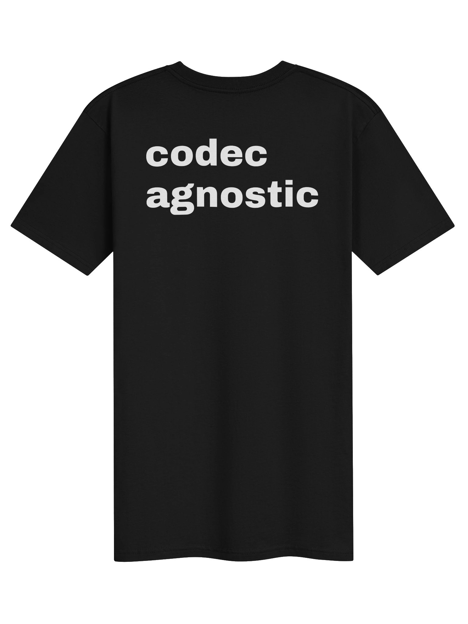 Codec Agnostic | White Graphic Back product image (2)