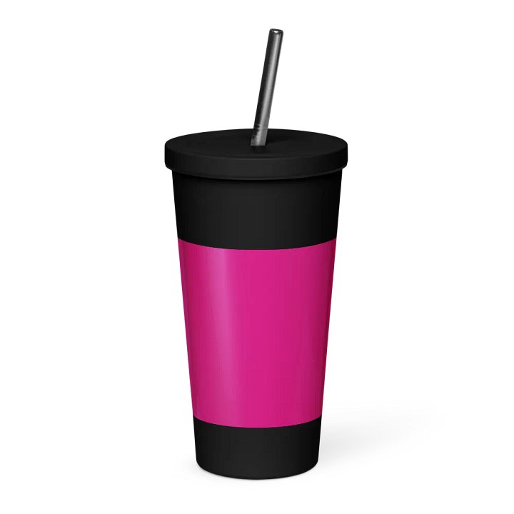 Insulated Tumbler with a Straw (oh yes) product image (2)