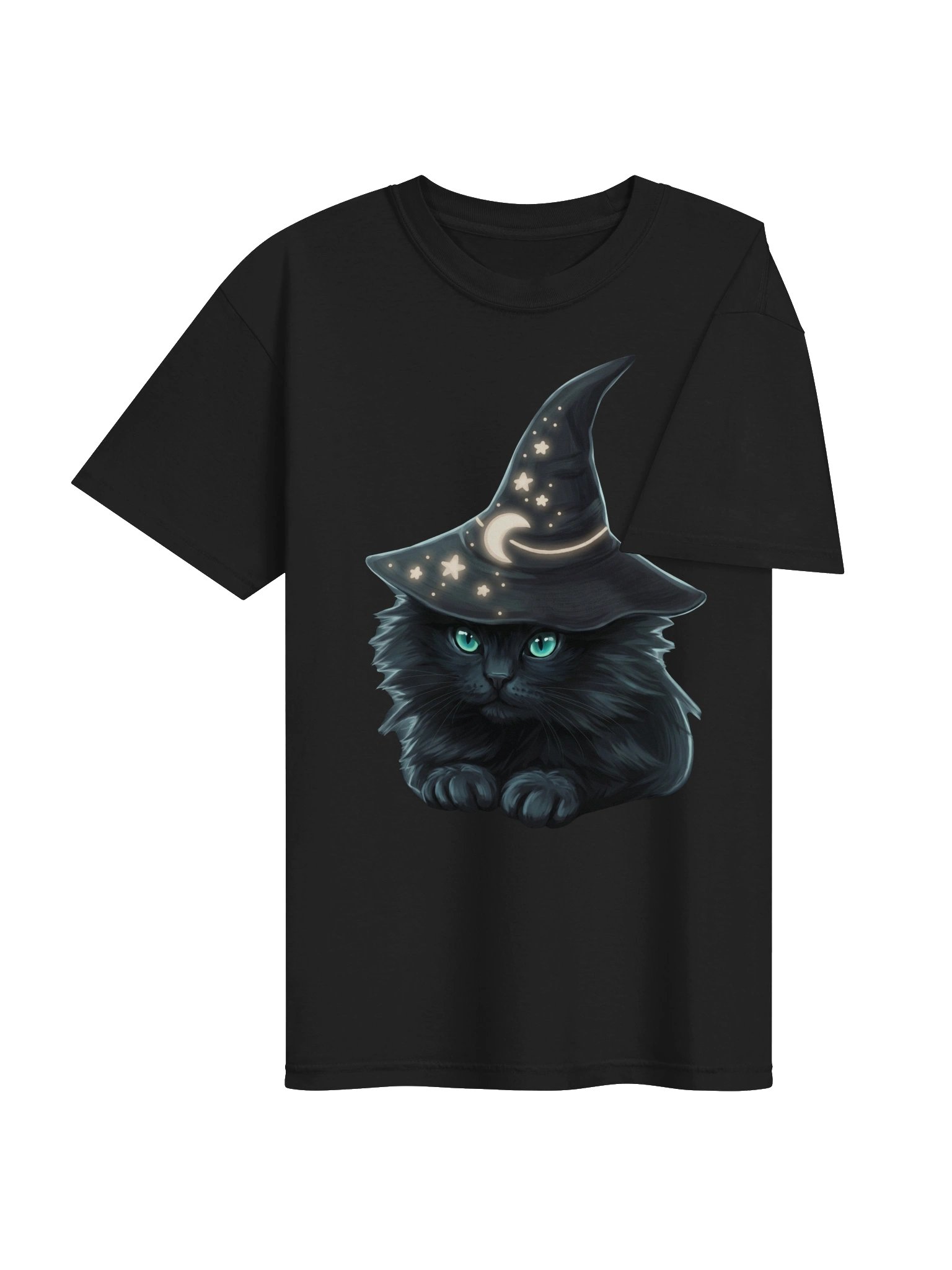 Moonlit Wizard Cat Tee product image (31)