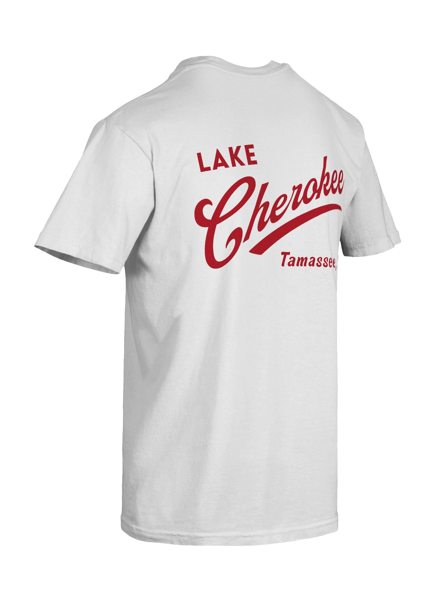 Lake Cherokee Swoosh Tee Red product image (8)