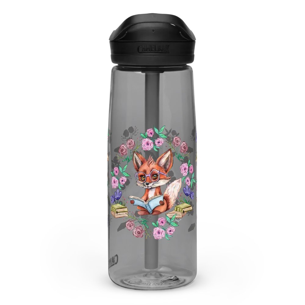 Book Smart Fox Straw Bottle product image (1)