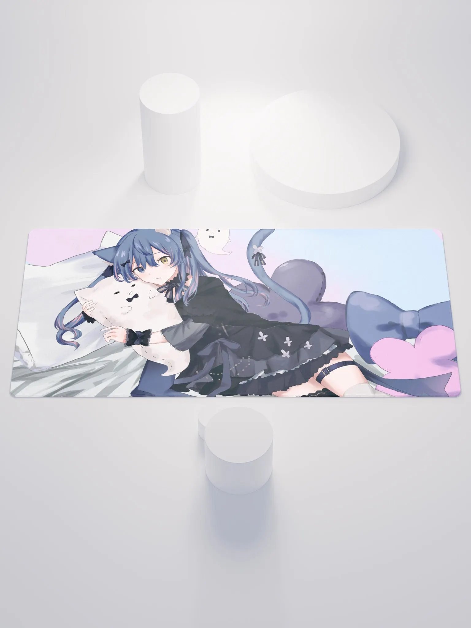 Lazy Neko Mousepad product image (3)