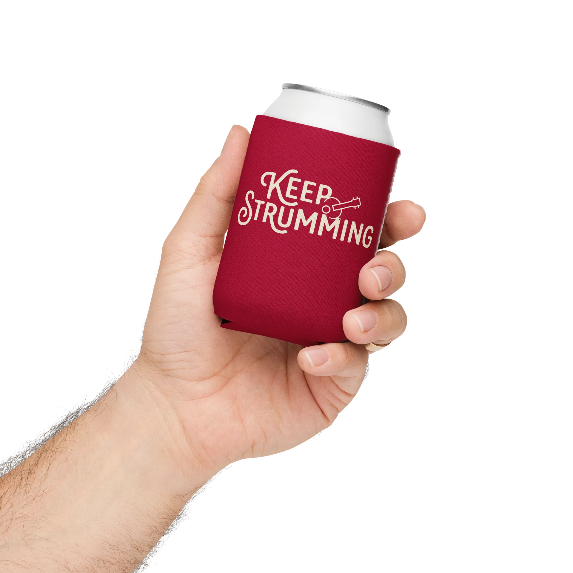 Keep Strumming Ukulele Can Cooler product image (7)