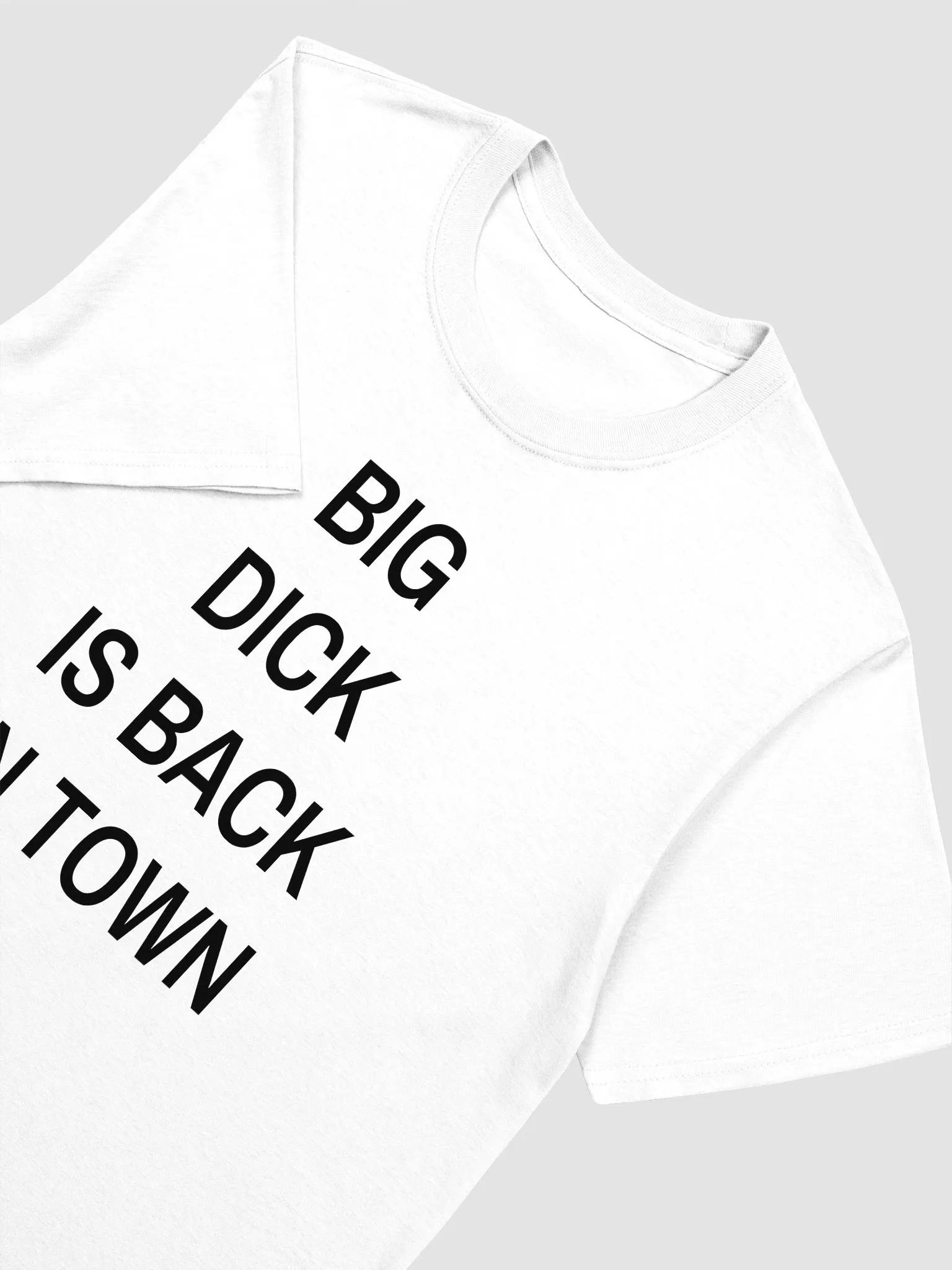 BIG DICK IS BACK IN TOWN T-Shirt product image (3)