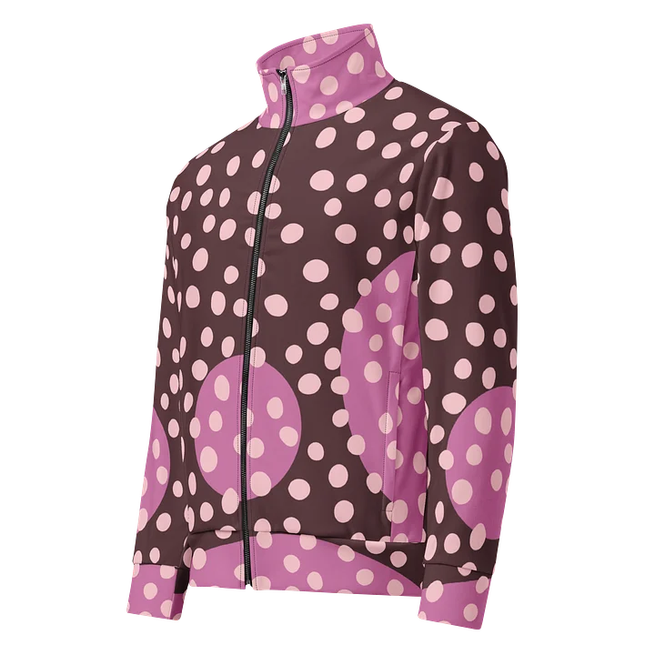 Pink Polka Wave Track Jacket product image (1)
