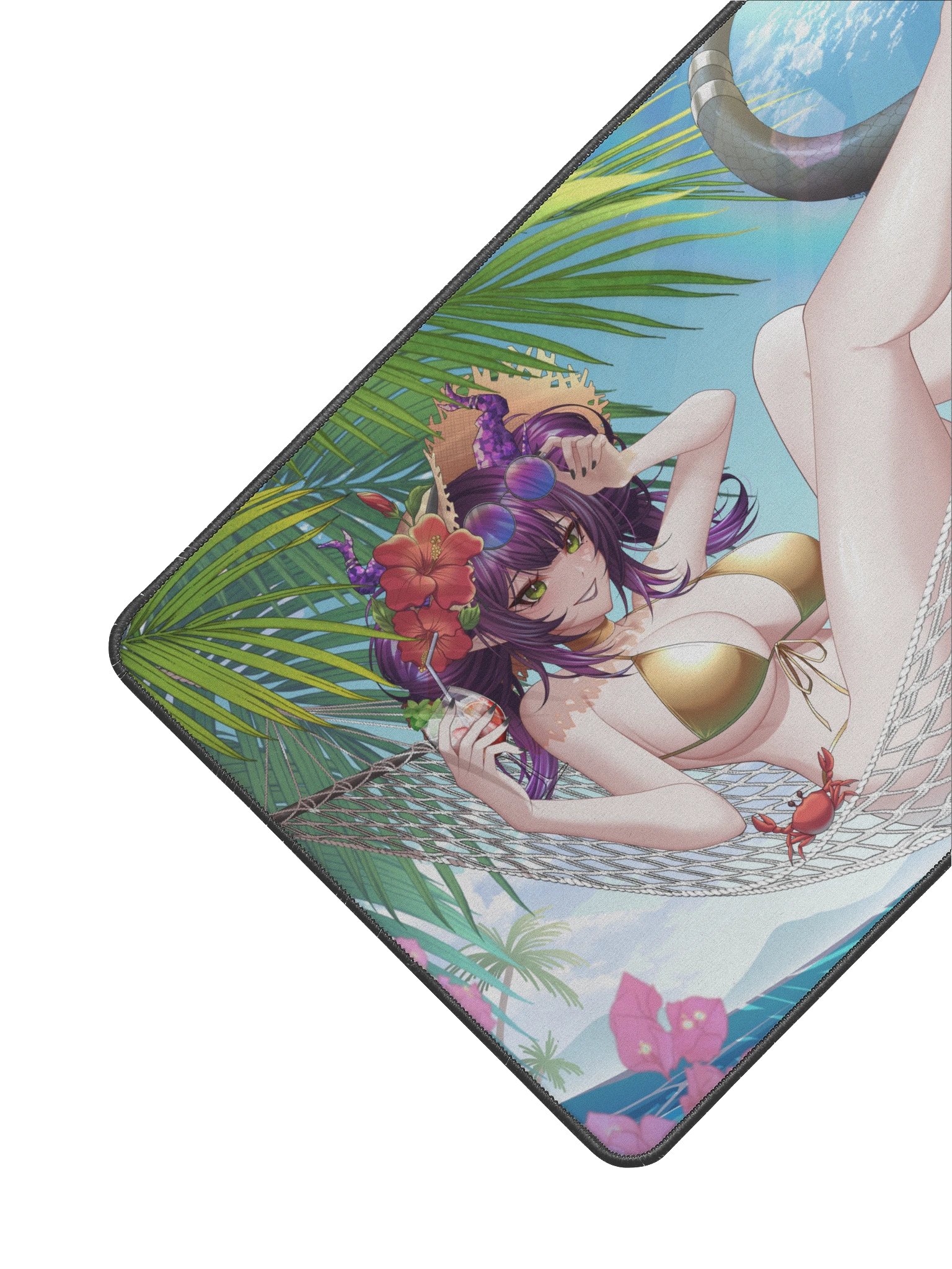 Serpentine Beach Vacation Desk Mat product image (2)