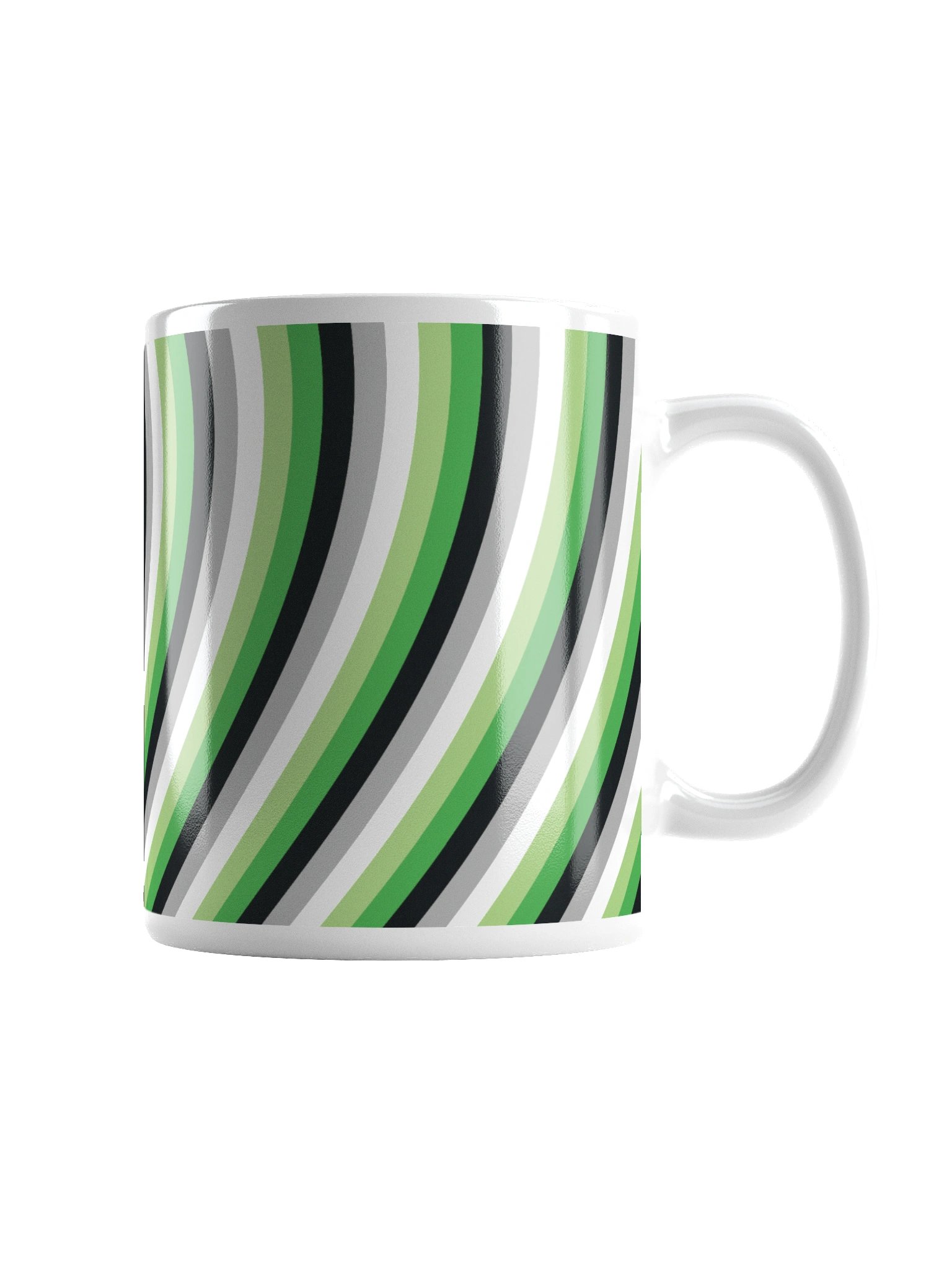Aromantic Pride Hearts Mug (Right-handed) product image (2)