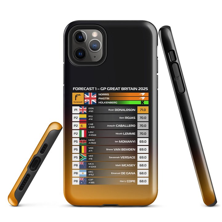 GP Great Britain 2025 iPhone Case product image (1)