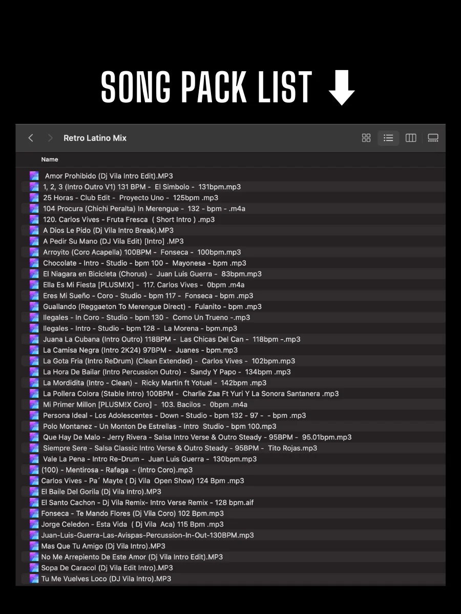 Retro Latino Mix – Song Pack product image (2)