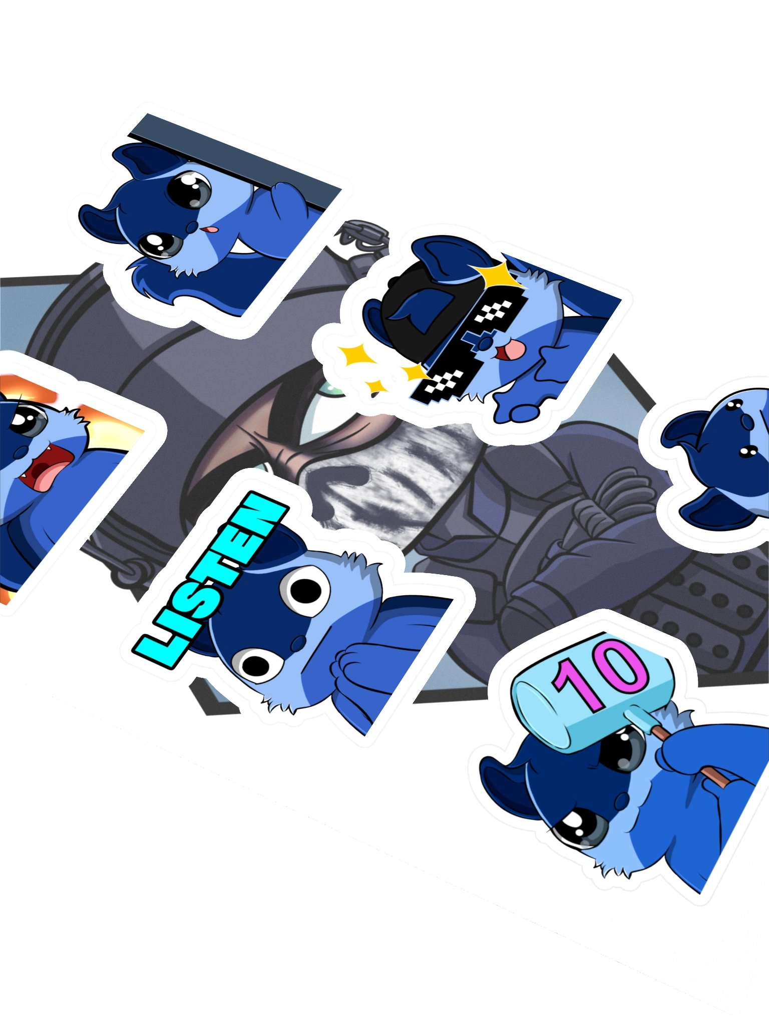 Bandit Emotes - Sticker Sheet 2 product image (2)