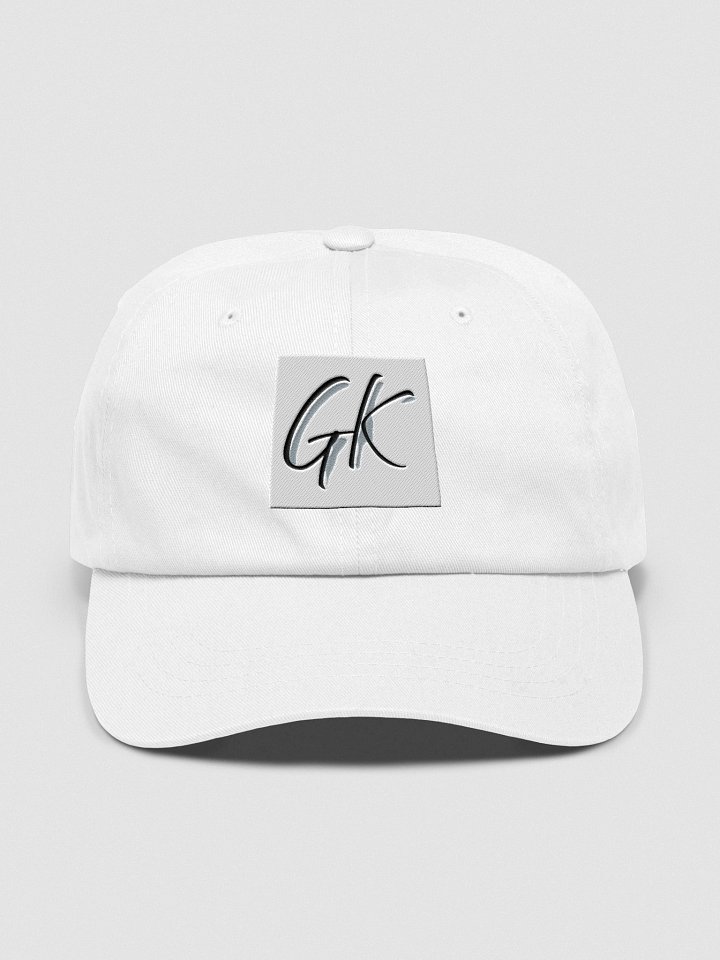 Elegant GK Cursive Script Dad Hat product image (1)
