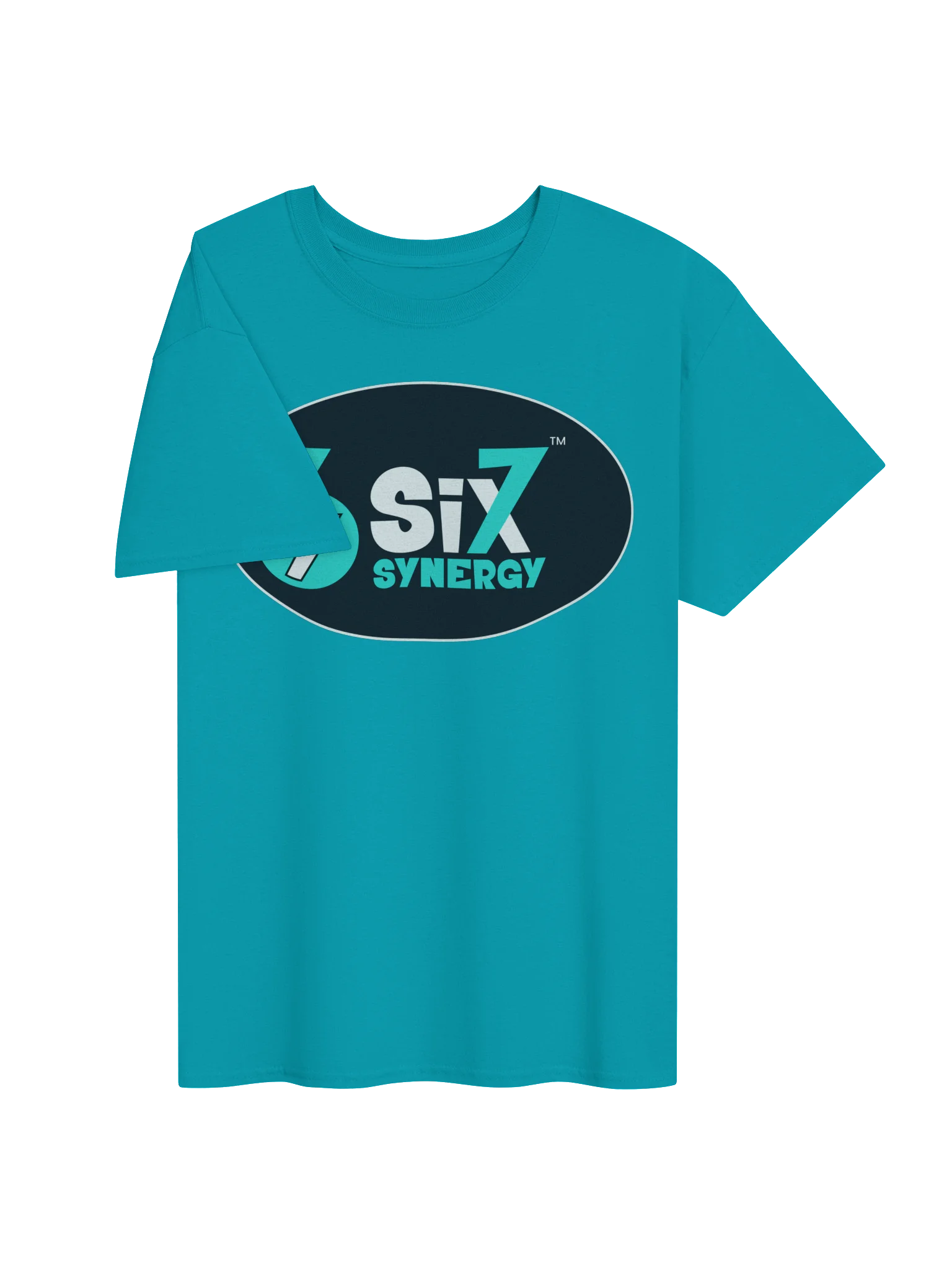 Adult T-Shirt - Tropical Blue, Main Logo product image (3)