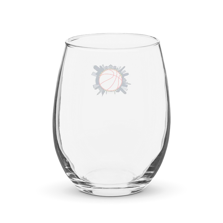 NKY Bracketology Basketball Logo Stemless Wine Glass product image (2)