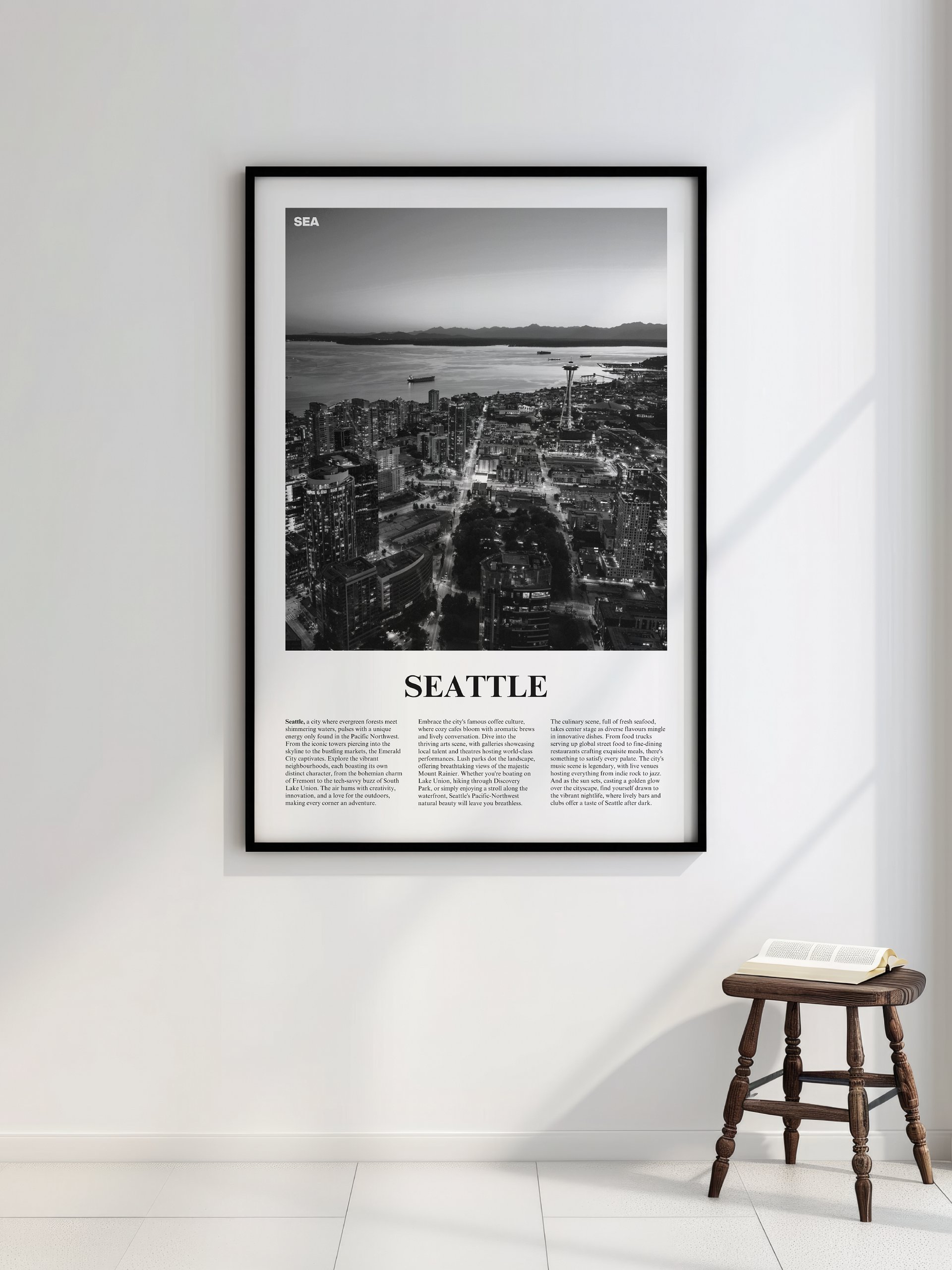 Seattle 02 Newspaper Poster product image (2)