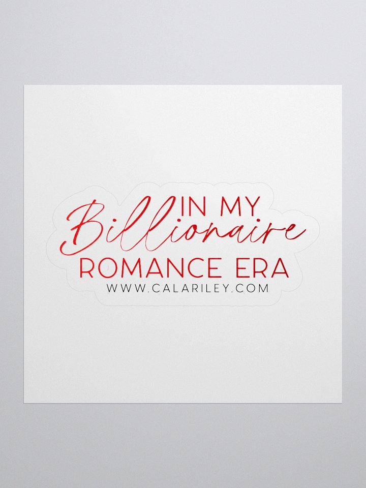 In my Billionaire Era Sticker product image (2)