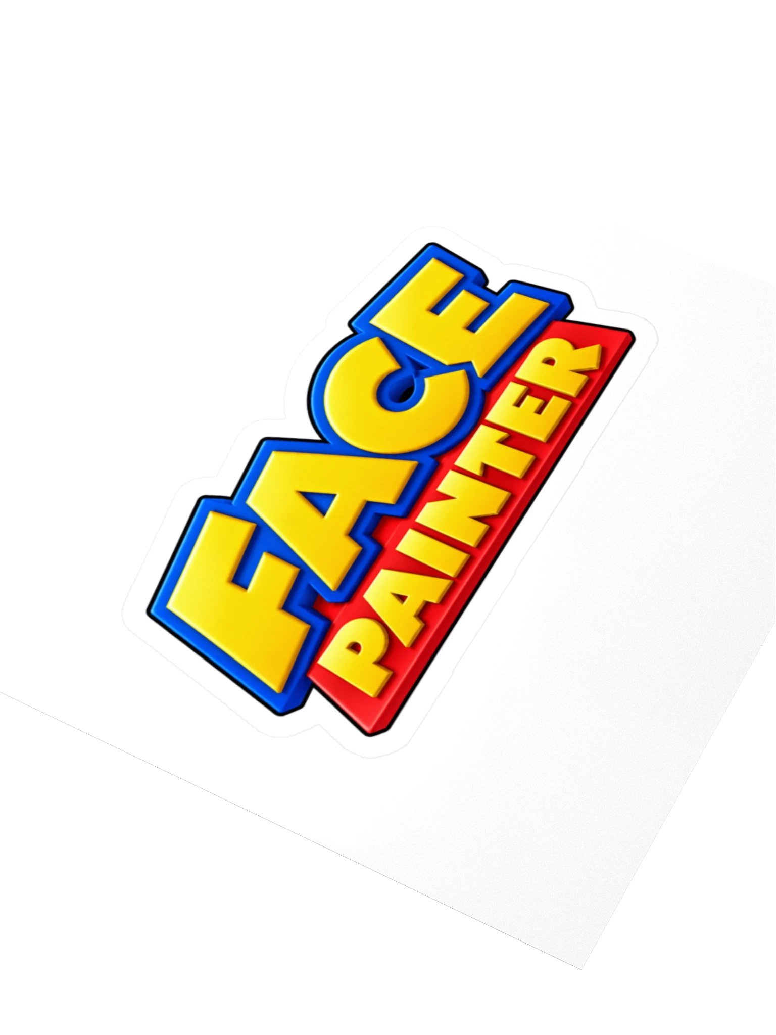 Face Painter Playtime Kiss Cut Sticker product image (3)