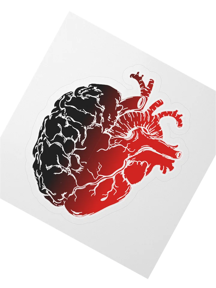 UNAFRAID Heart and Mind KISS Cut Sticker product image (1)