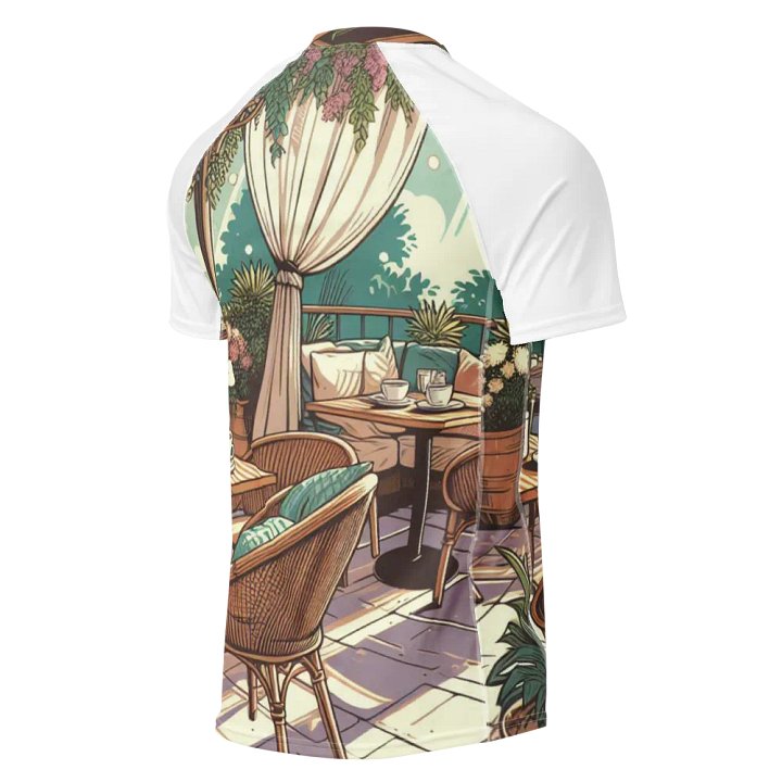 Cozy Outdoor Patio All-Over Print Men's Rash Guard product image (2)