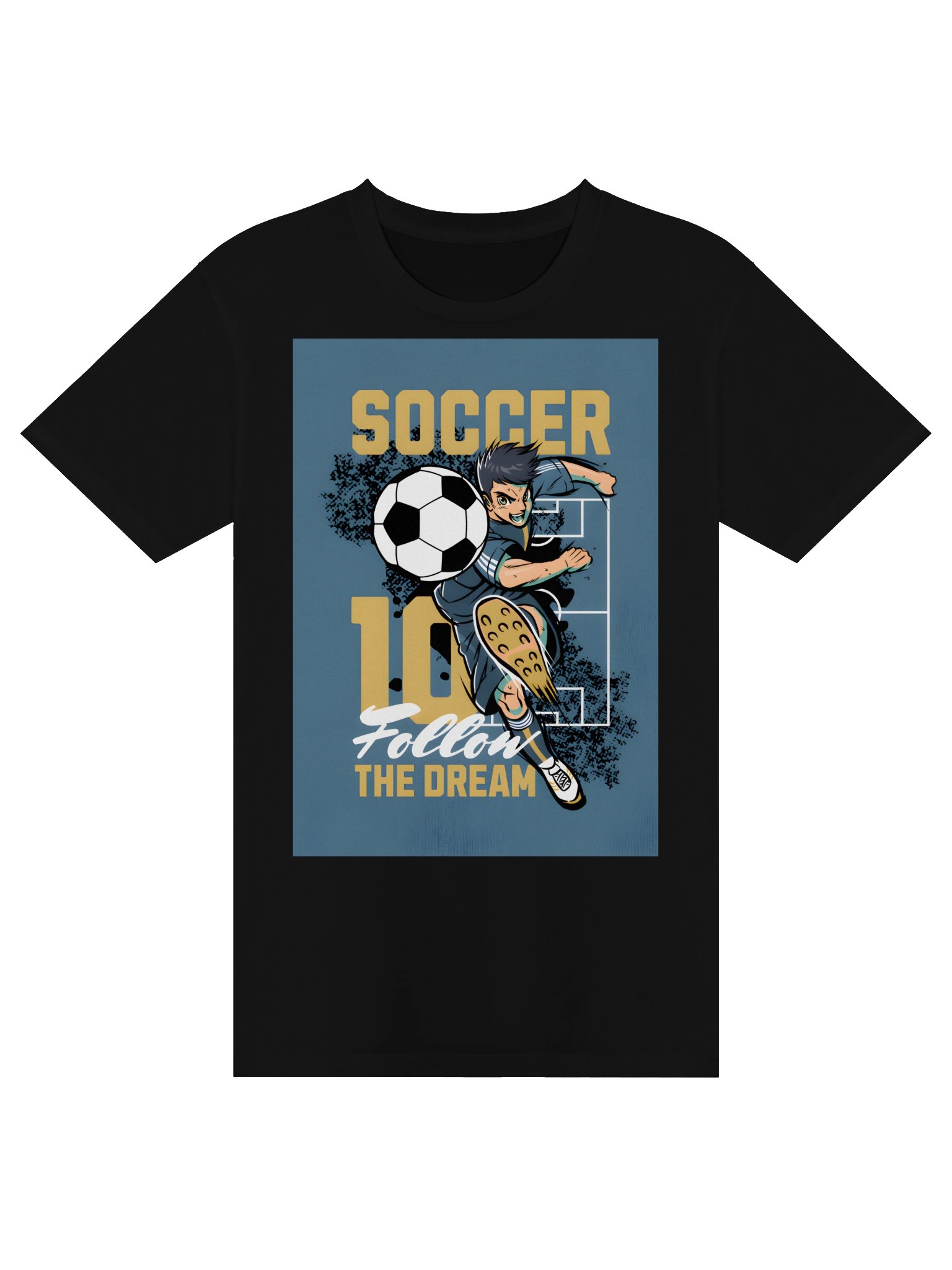 Soccer Dream Anime Poster Tee product image (10)