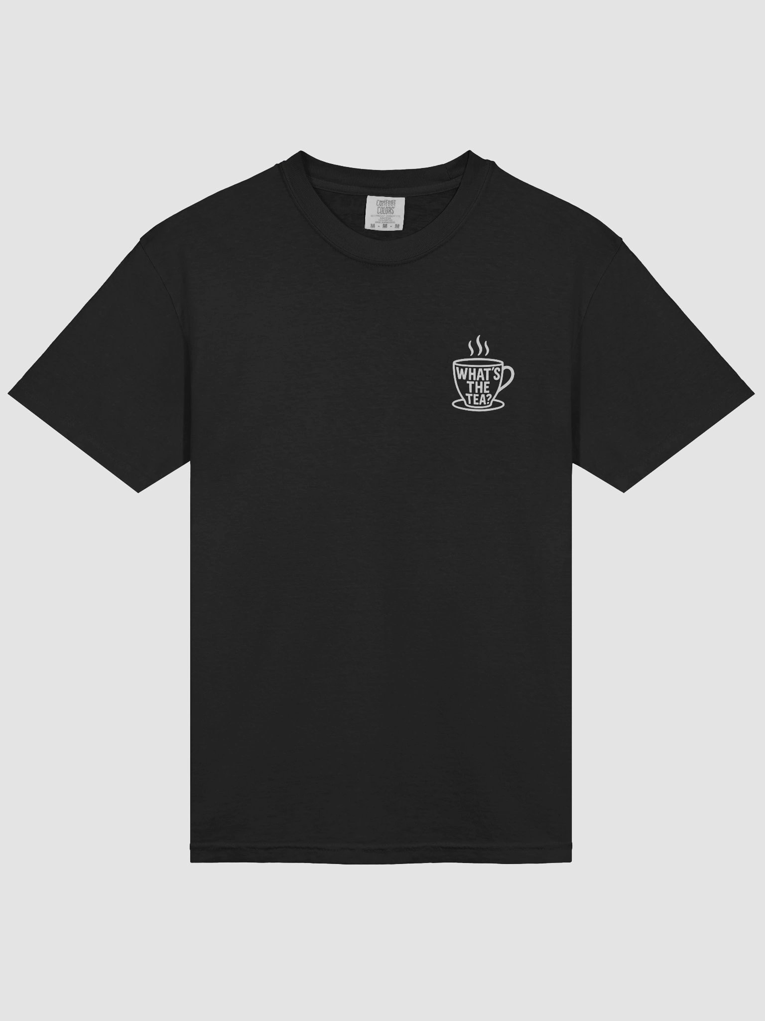 What's The Tea? T-Shirt - Black product image (3)