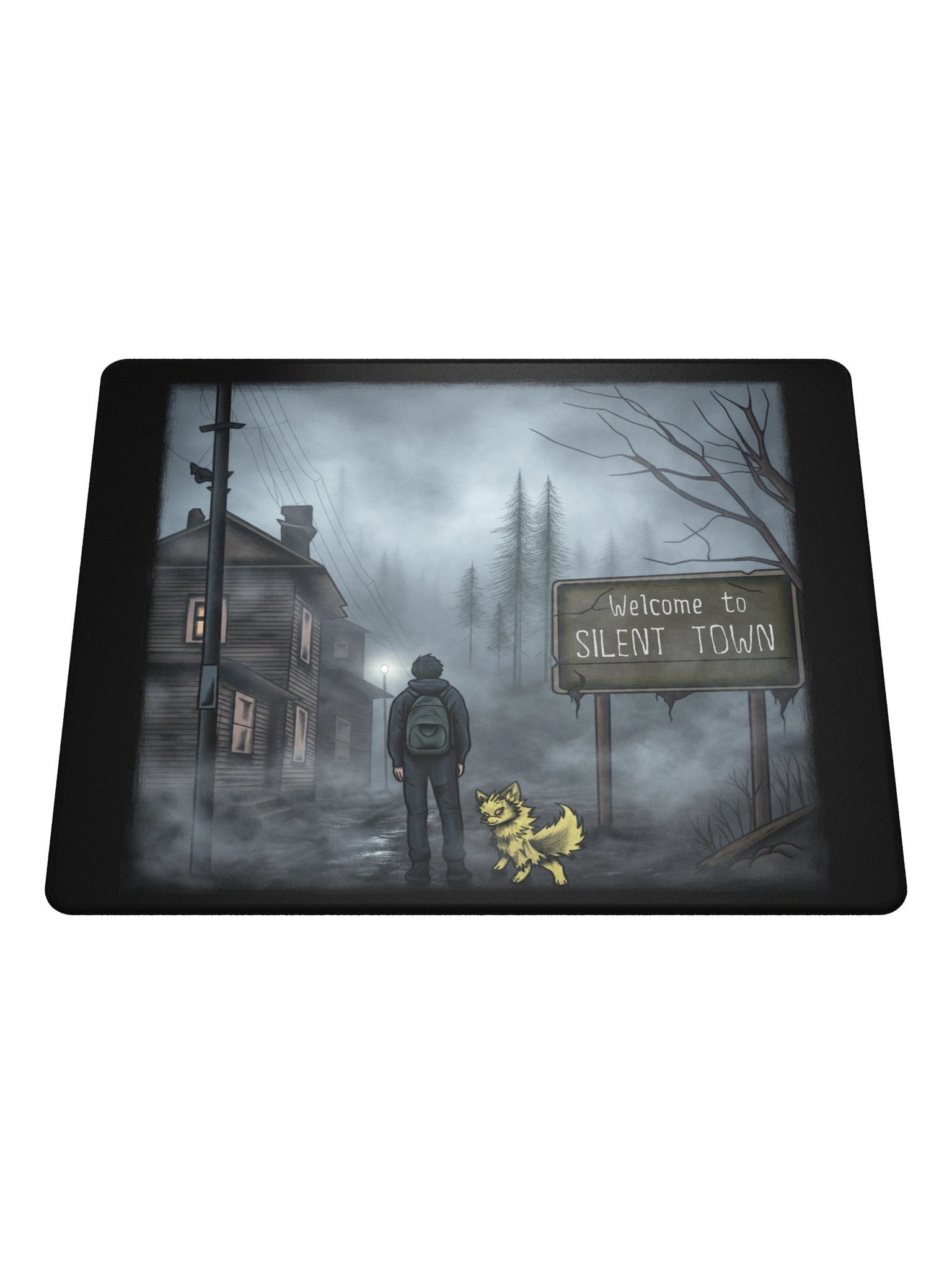 Silent Town Mouse Pad product image (1)