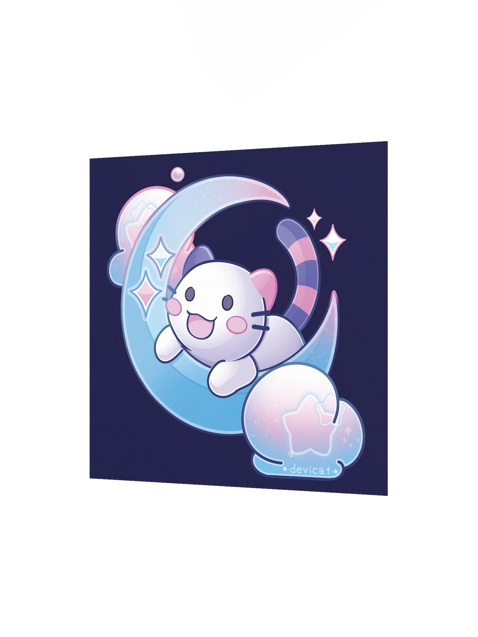 CandiCat on the Moon 2025 Print product image (2)