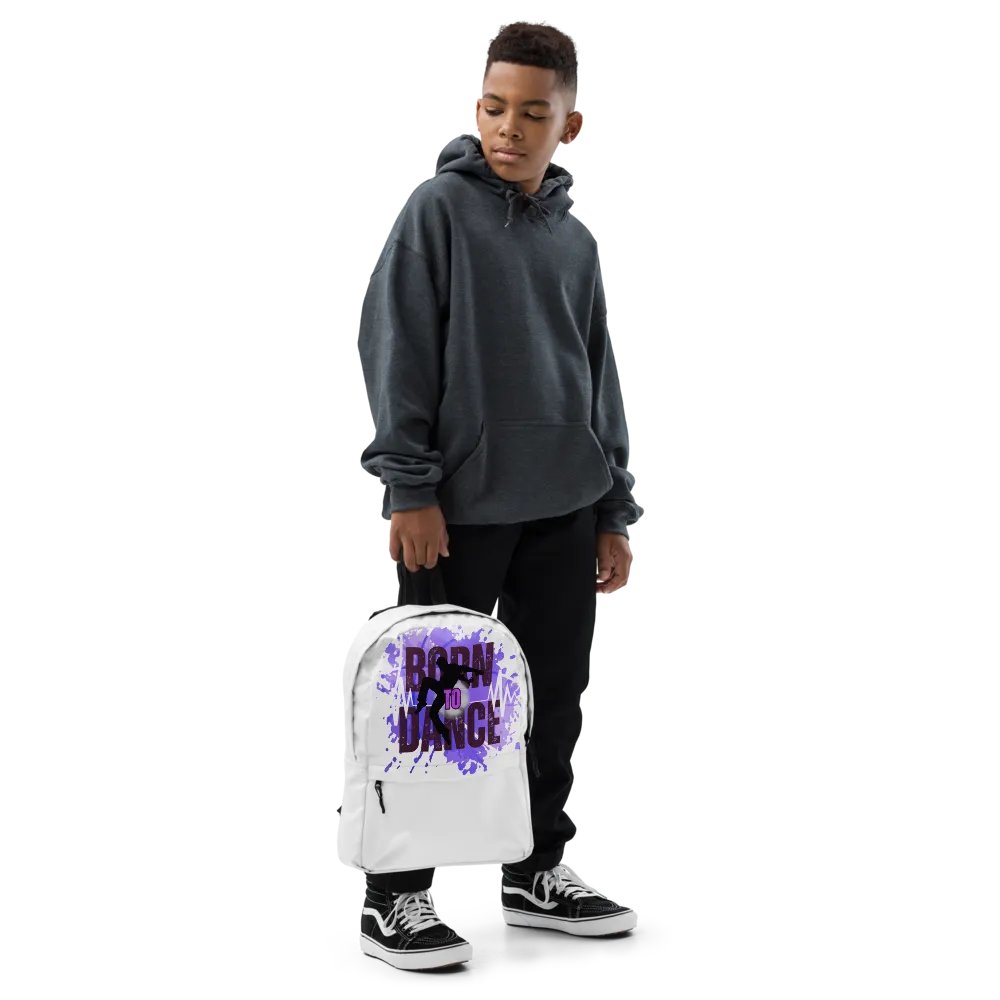 Born to Dance His Silhouette Full Print Backpack product image (6)