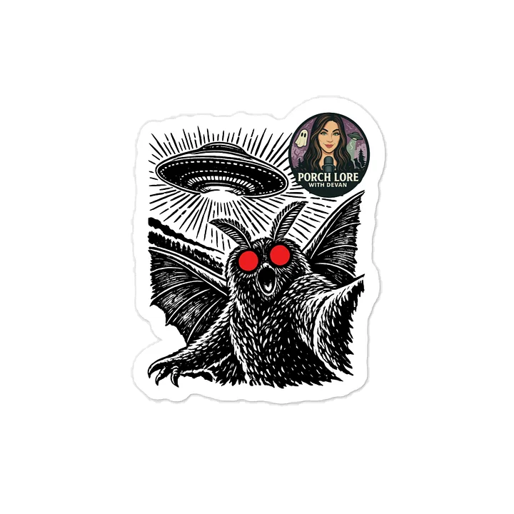 MOTHMAN SELFIE VINYL DECAL product image (1)