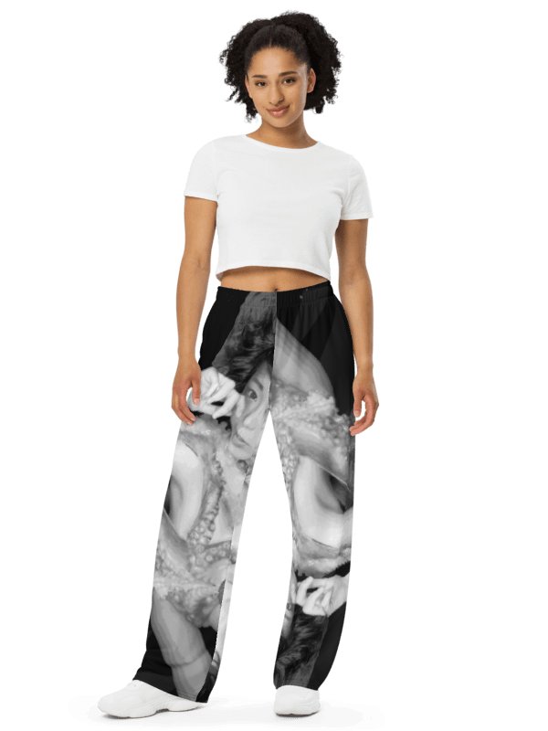 Asian Octopus | All-Over Print Unisex Wide-Leg Pants product image (2)