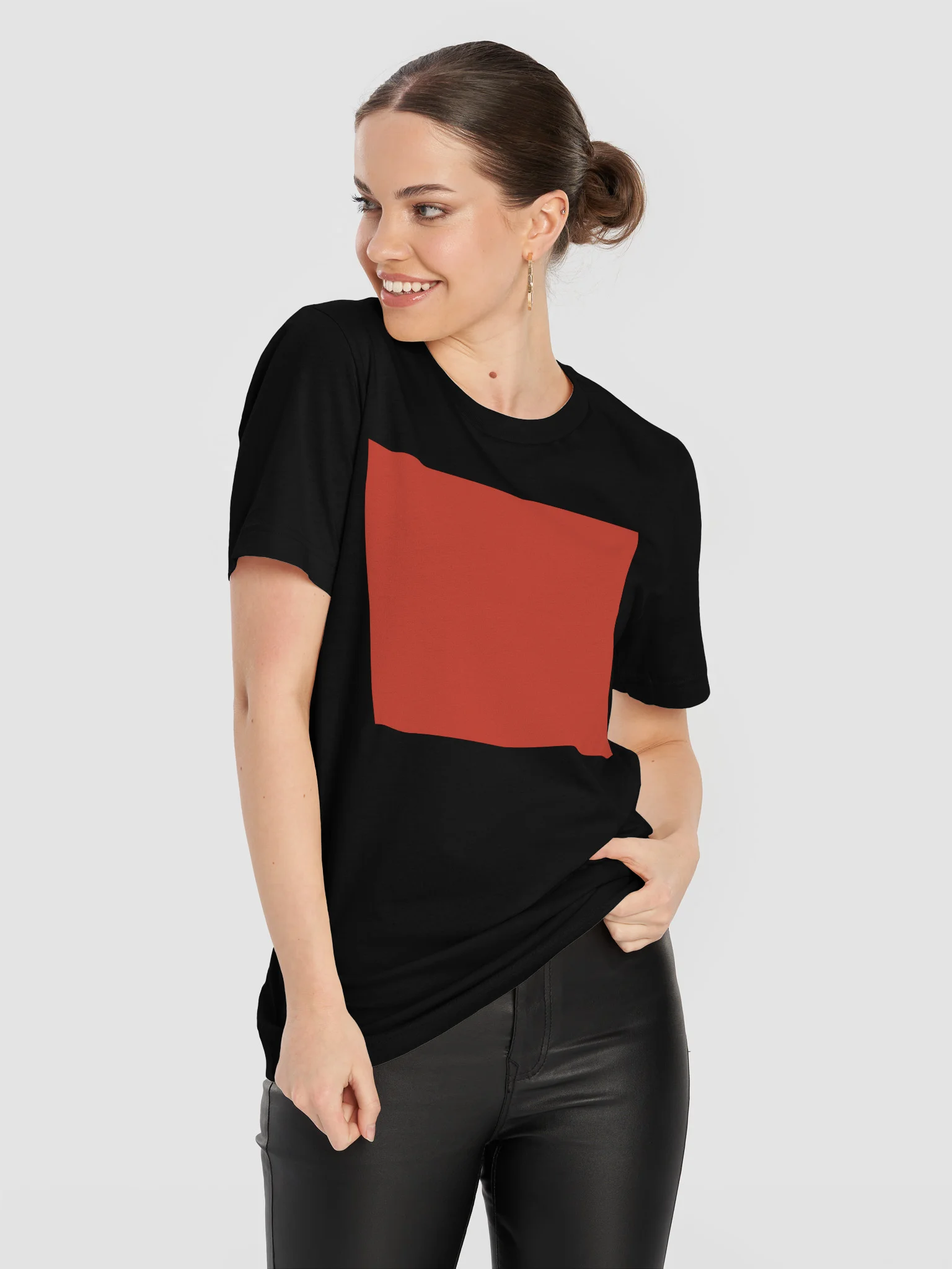 Red word t-shirt product image (11)