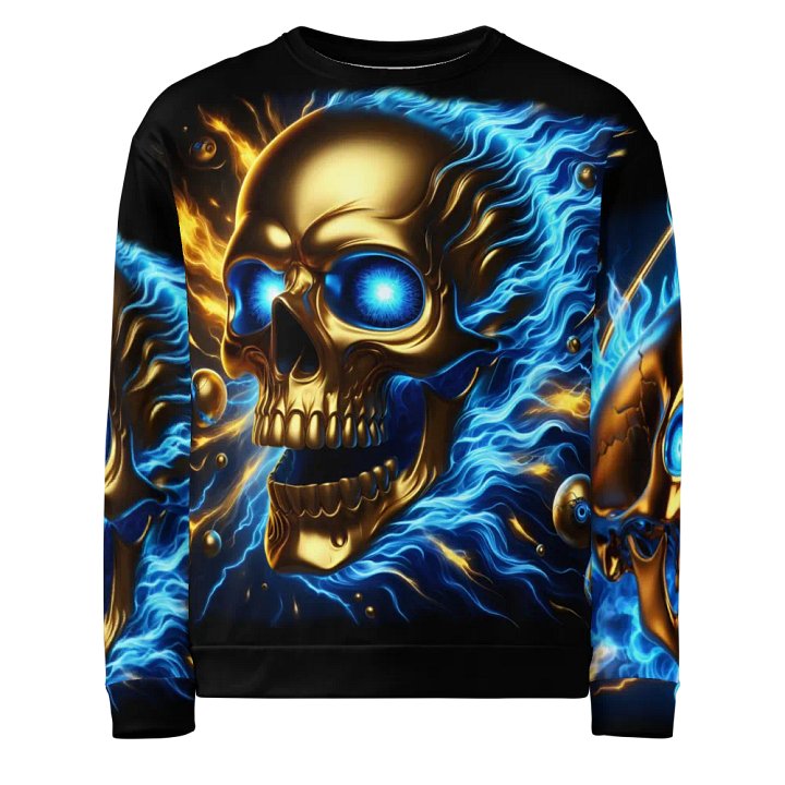 Golden Glow Skull - Unisex Sweatshirt #9 product image (1)
