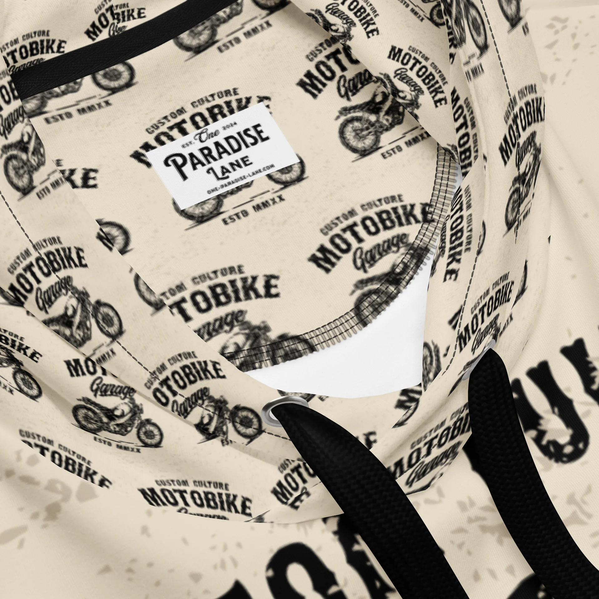 Vintage Motobike Garage Unisex Hoodie product image (4)
