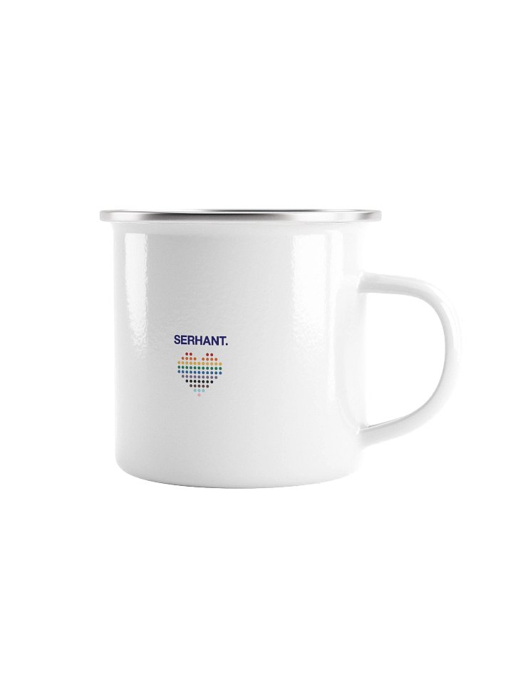 Love Your Neighbor SERHANT. Heart Enamel Mug product image (1)