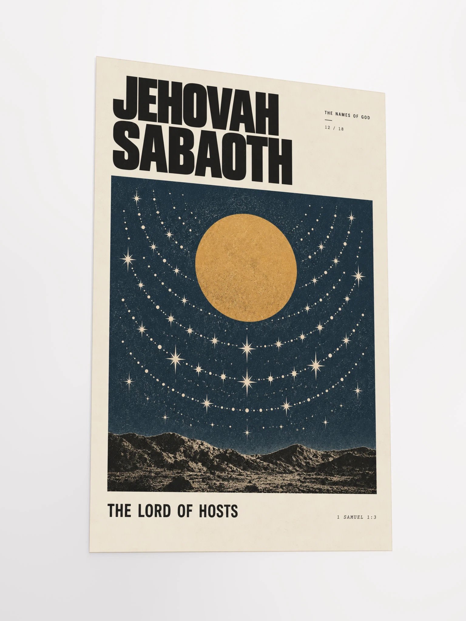 Jehovah Sabaoth | Names of God Art Print product image (12)